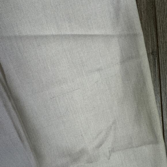 Madewell Harlow Wide-Leg Trouser 4 Pebble Stone Brushed Twill Pleated Slider Tab - Picture 6 of 10